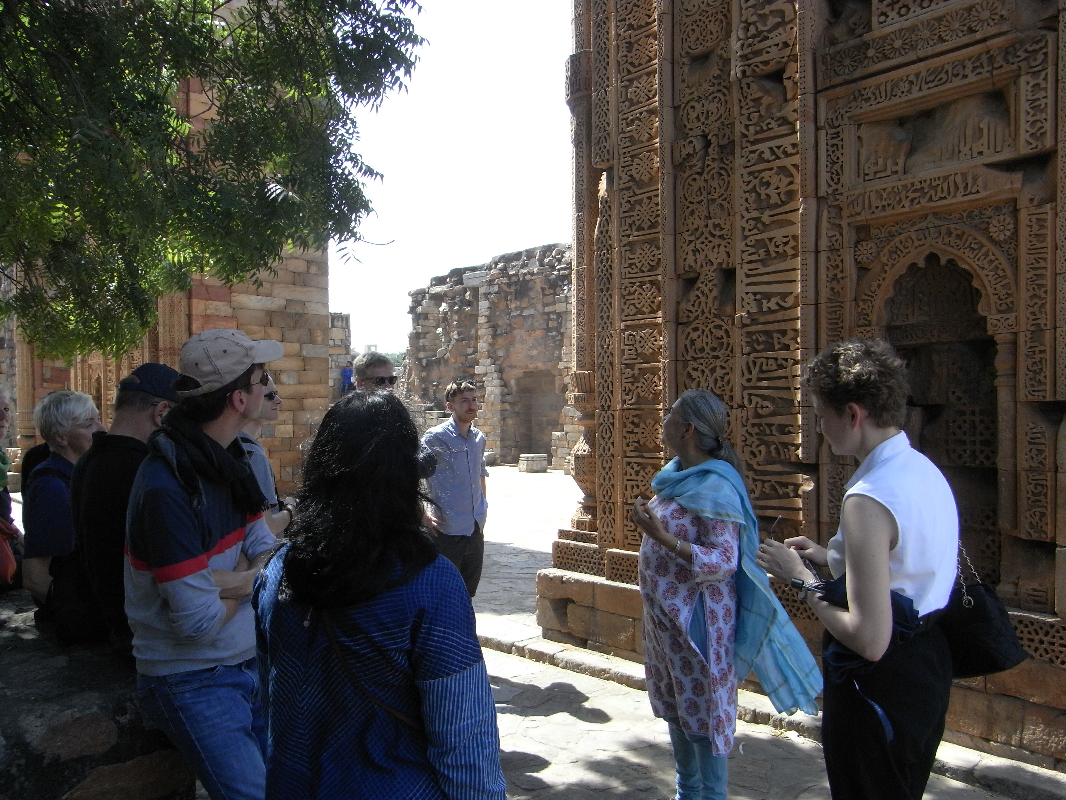 Cultural site visit in New Delhi, Qutab Complex