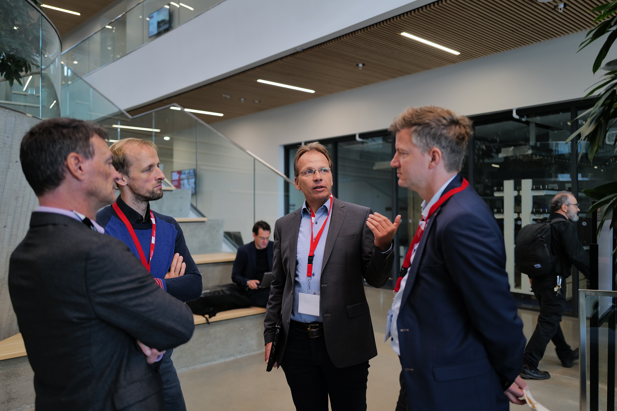 Exchange between delegates at the Simon Fraser University