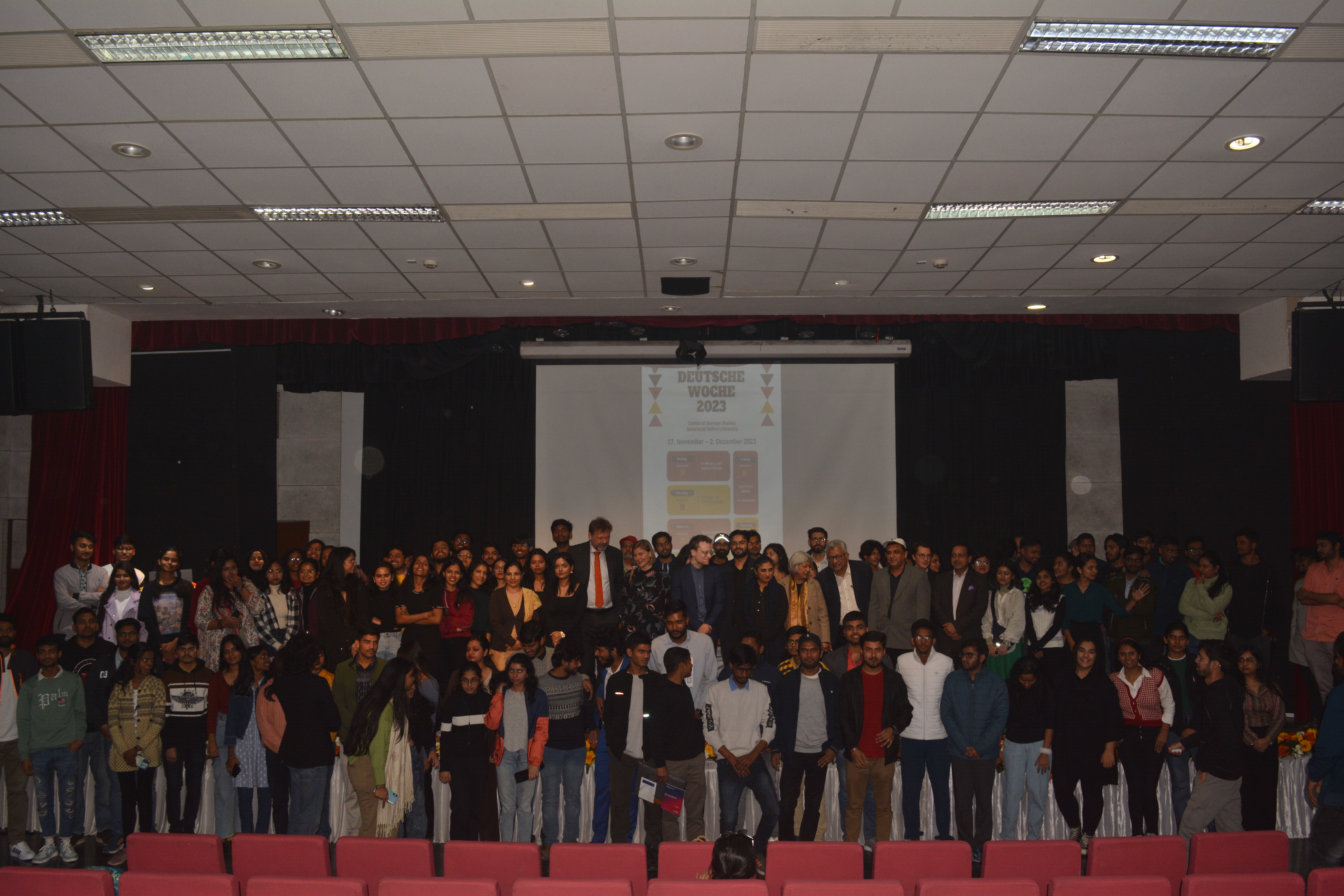 Participants of the German Week at JNU Delhi in 2023