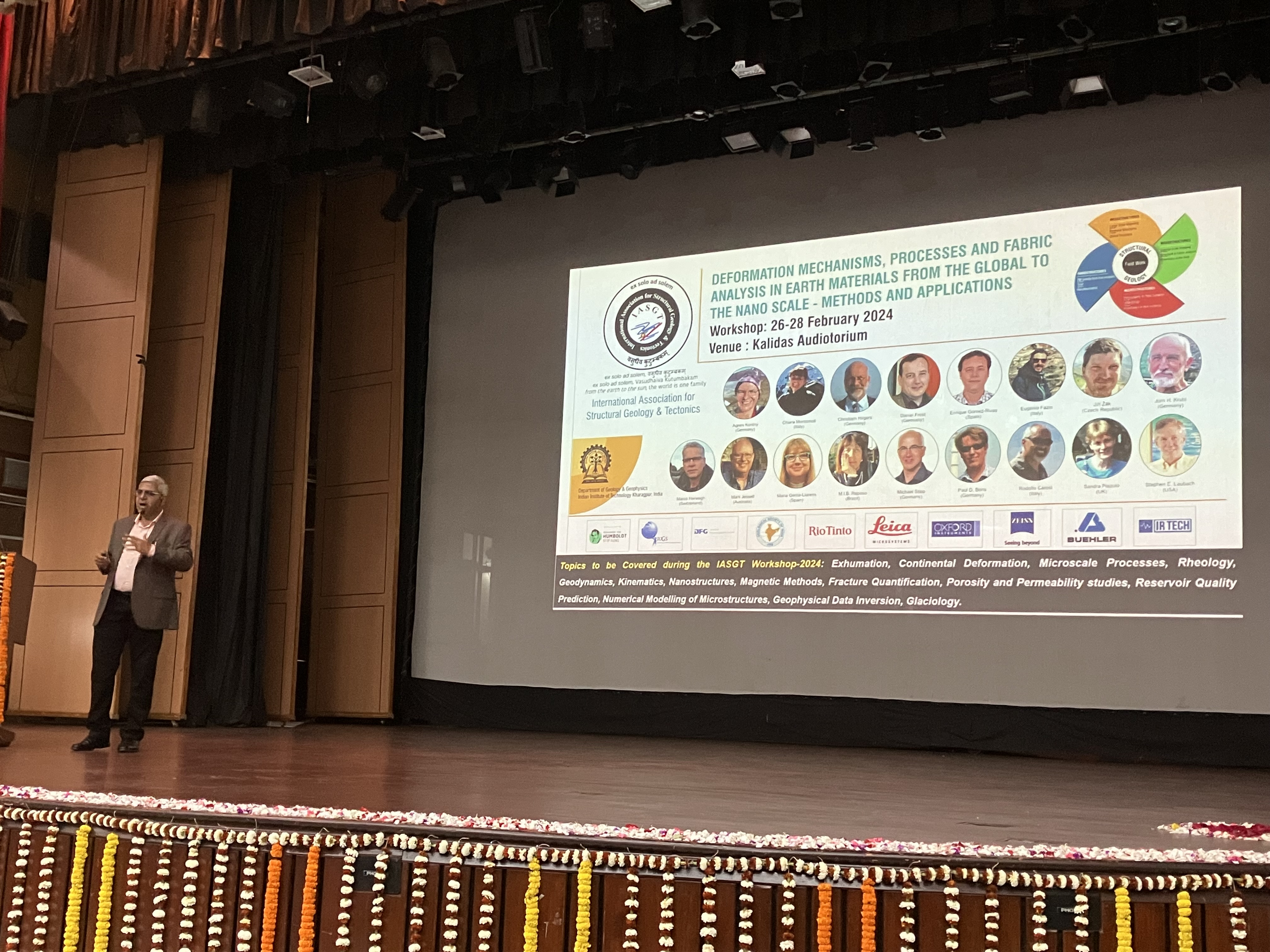 Host and organizer Prof. Manish Mamtani at IIT Kharagpur 