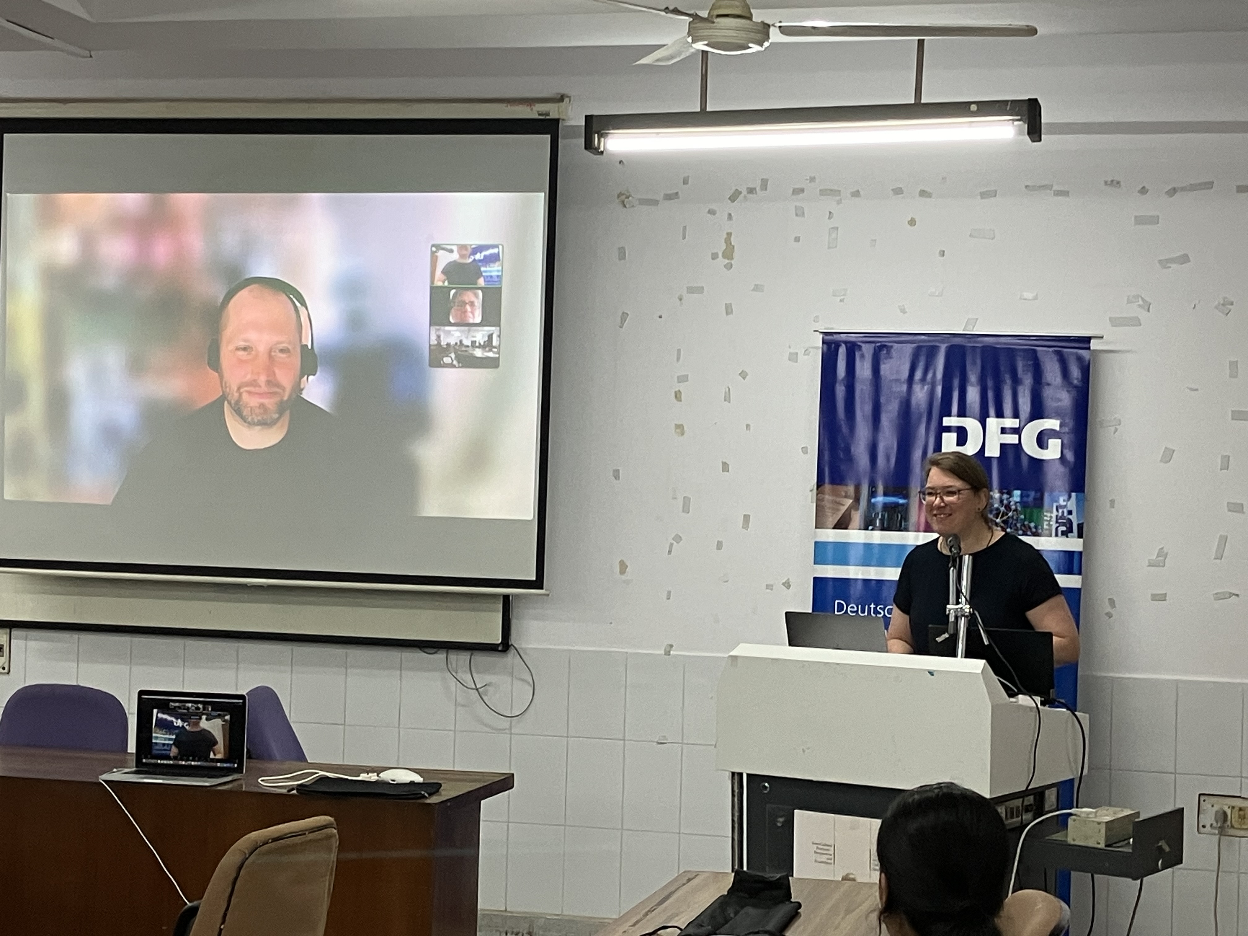 Sara Bangert and Matthias Preuss are holding a lecture