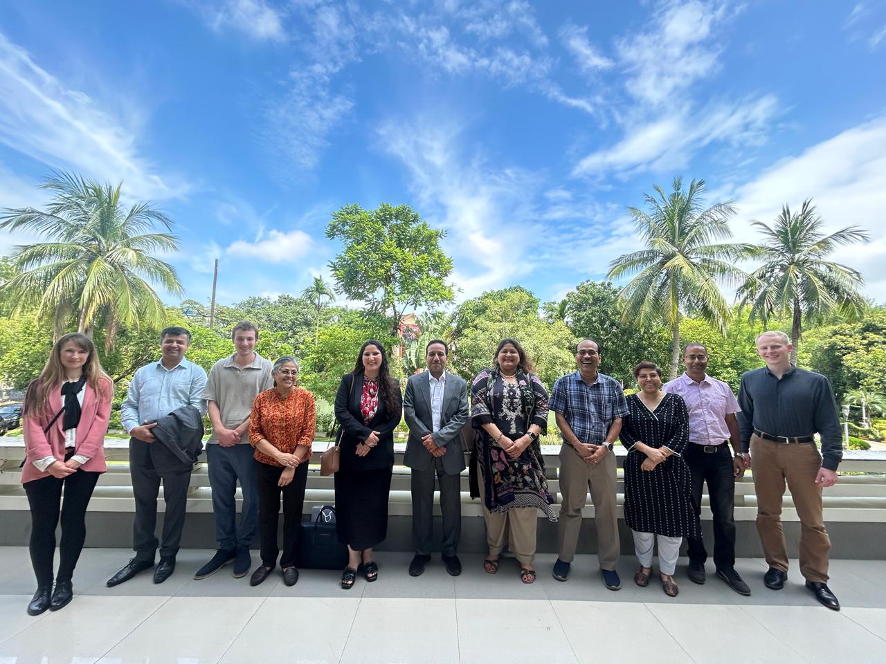 German Delegation at IACS, Kolkata