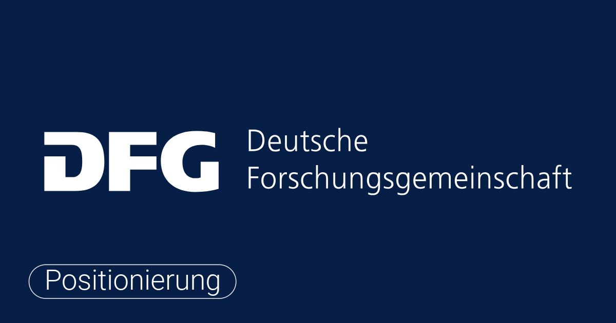 DFG-Präsidium legt Positionspapier zur Zukunft der NFDI vor