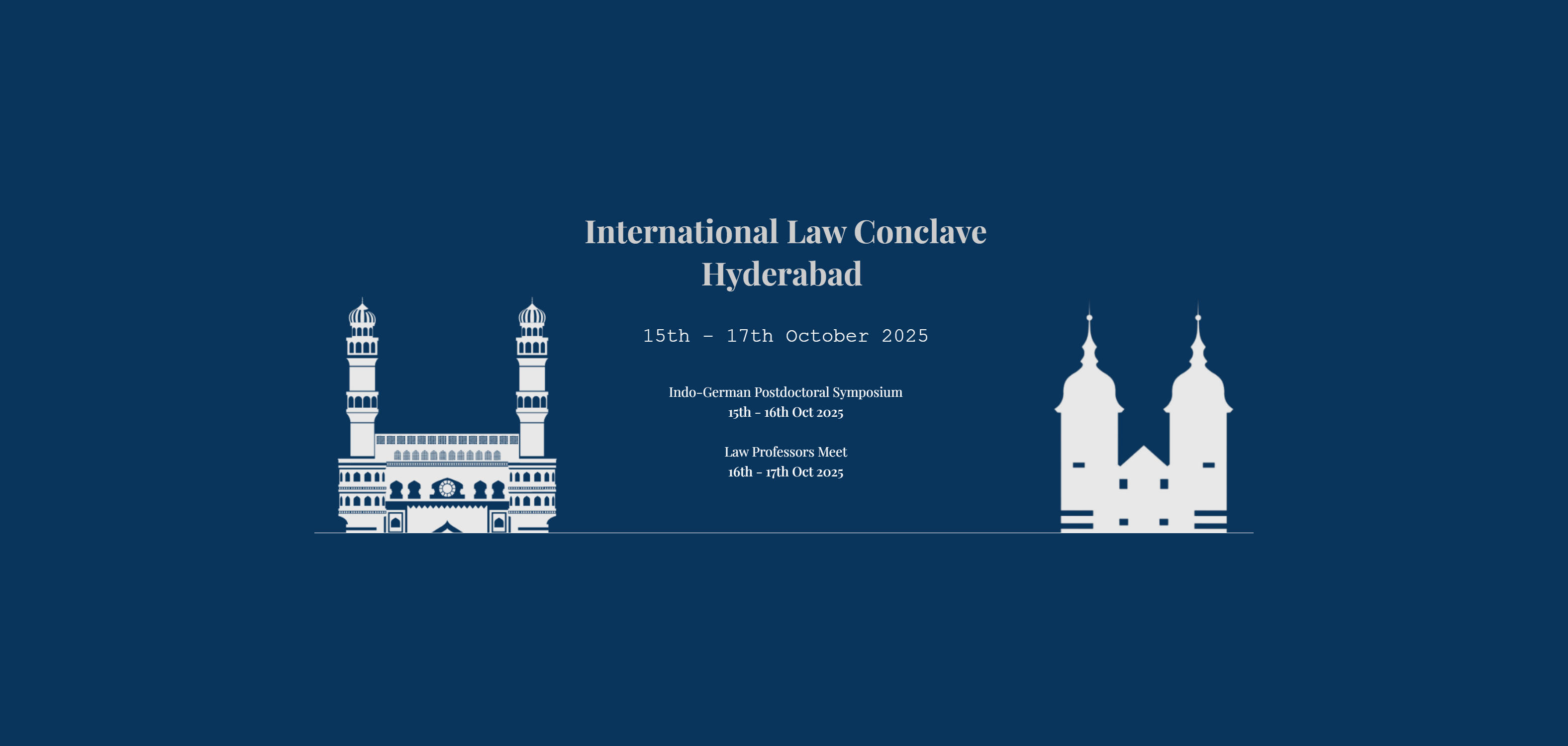 Cover picture of the event International Law Conclave Hyderabad