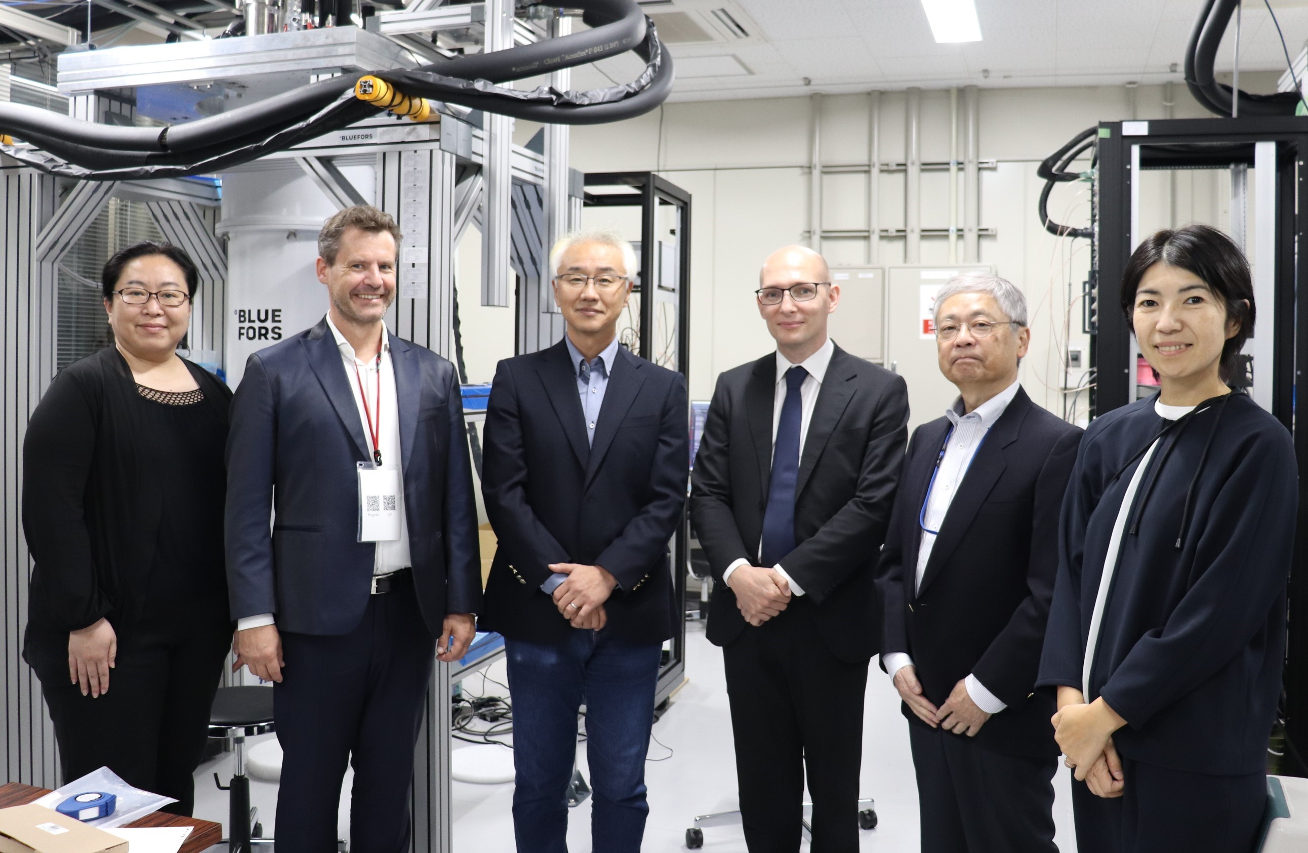 Gruppenbild im Institute of Scientific and Industrial Research