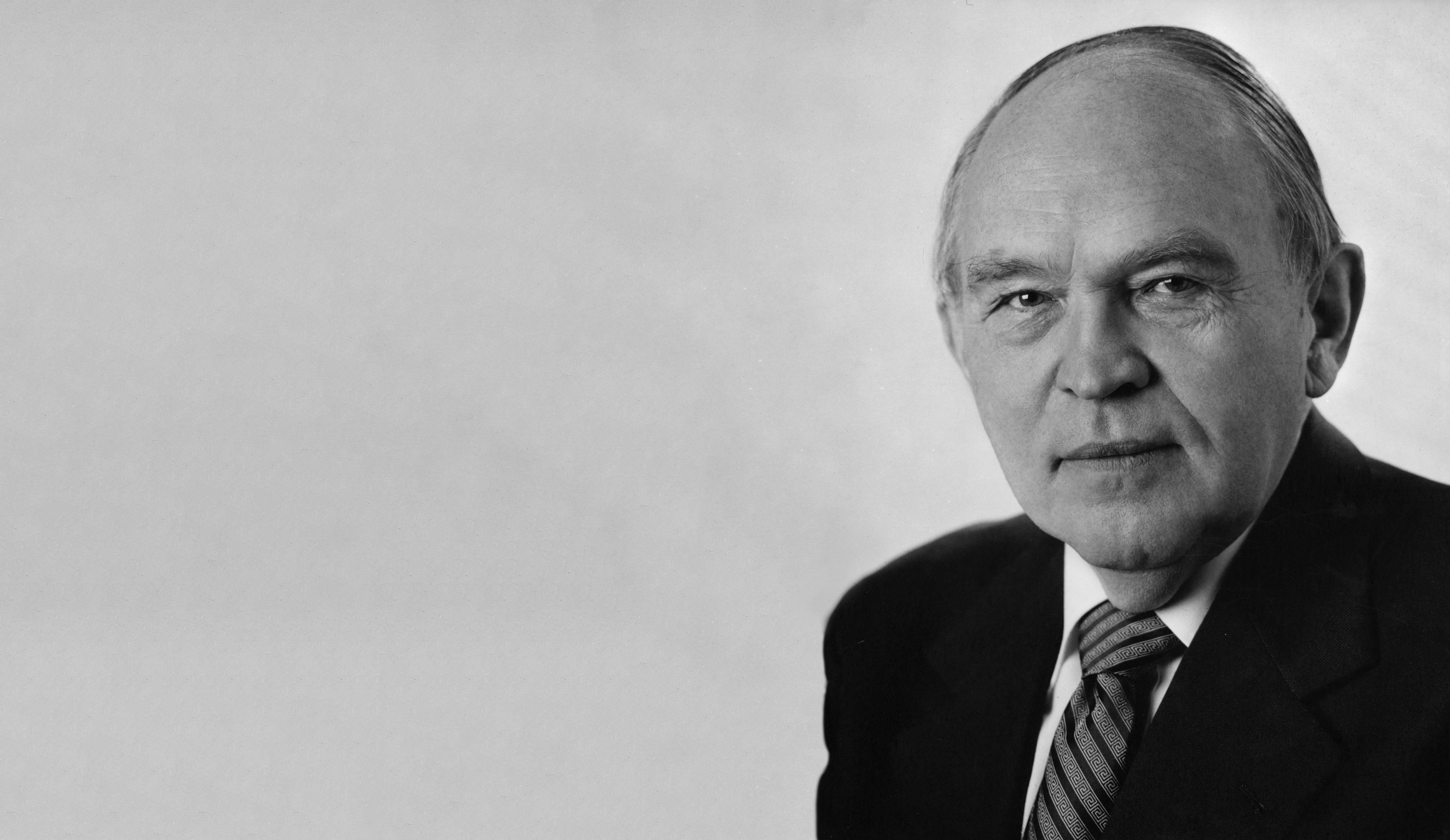 Porträtbild des ehemaligen Präsidenten Professor Dr. Eugen Seibold