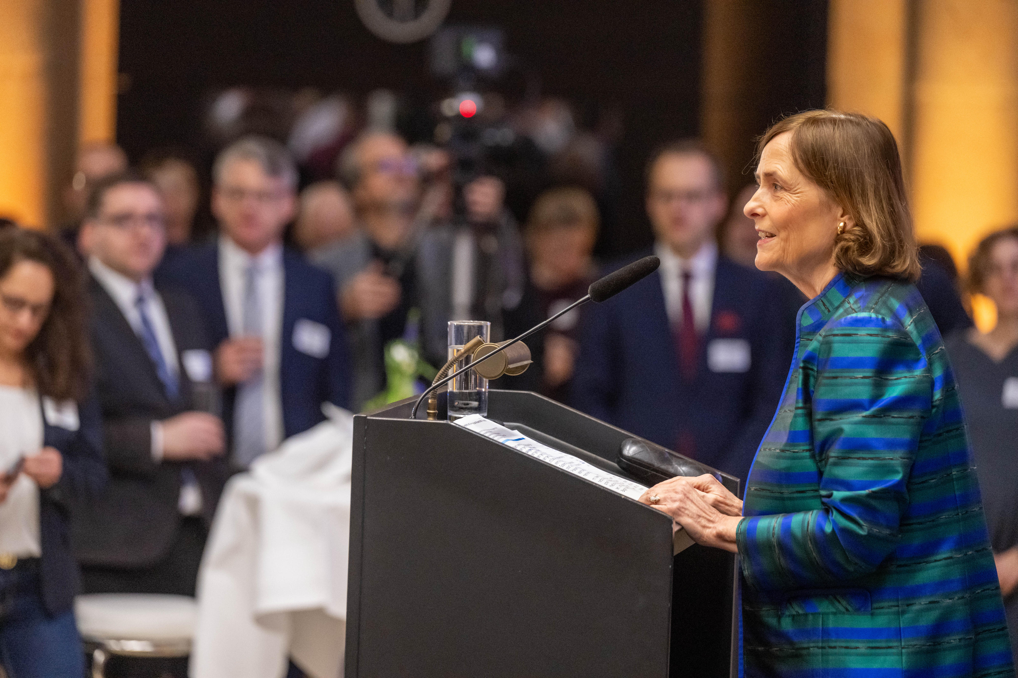 DFG-Präsidentin Prof. Dr. Katja Becker am Redepult