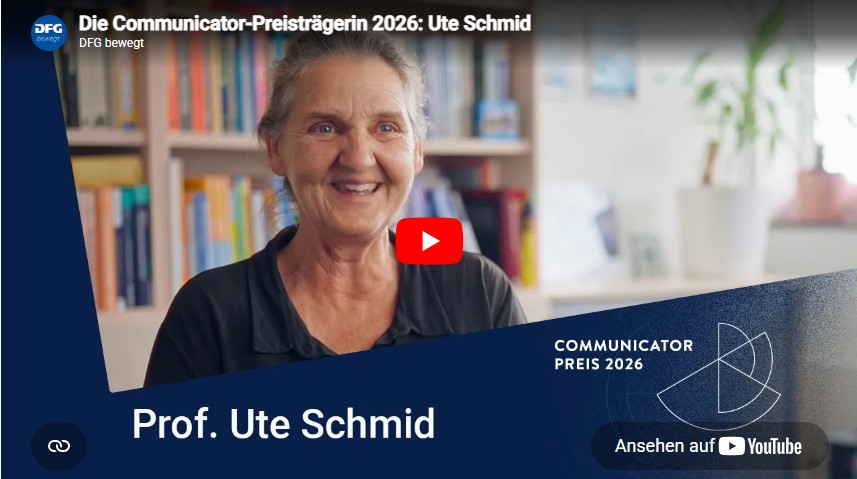 Communicator-Preisträgerin 2026: Professorin Dr. Ute Schmid 