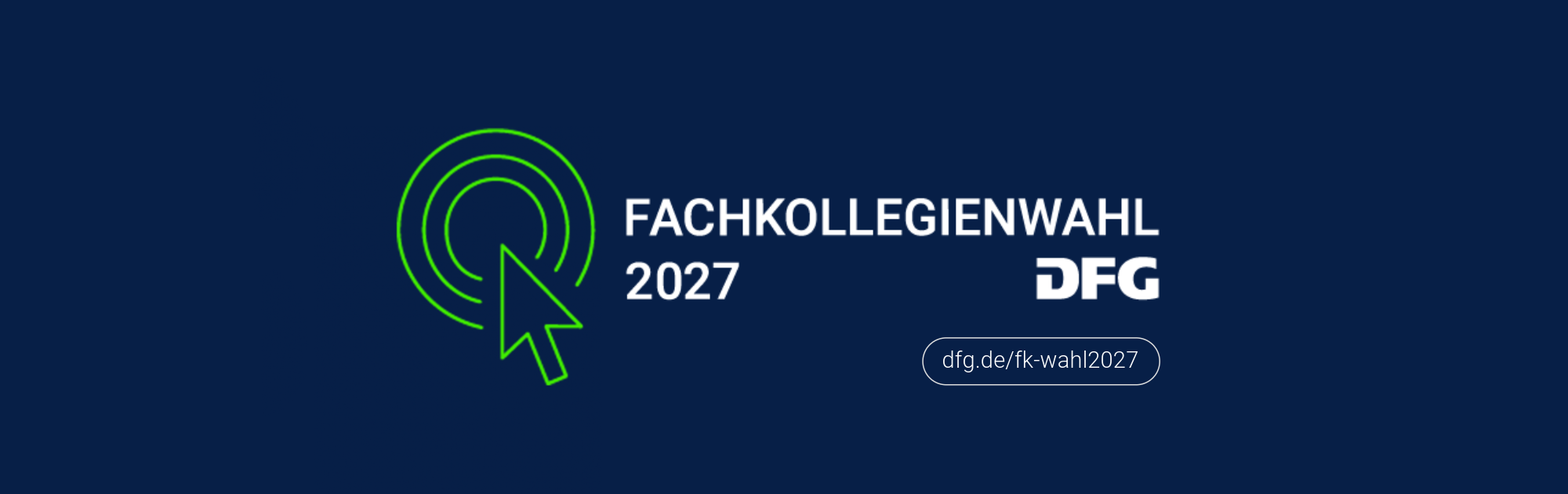 Logo für die Fachkollegienwahl 2027